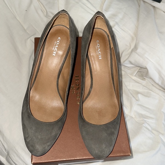 Coach Rilelgh Suede Slate Gray - Picture 2 of 5